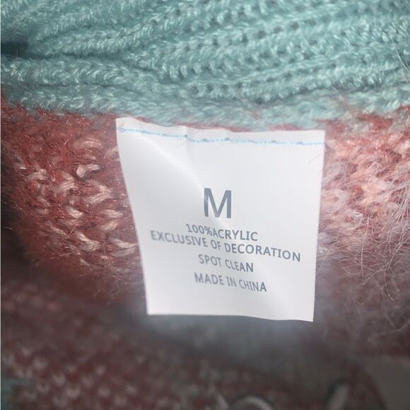 Reindeer sequin dog sweater - Picture 2 of 3